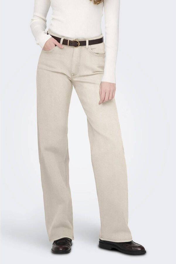 ONLY high waist wide leg jeans wide leg jeans