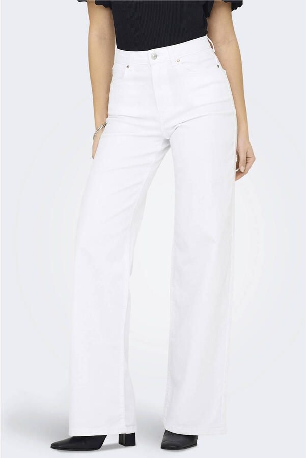 Only High-waist jeans ONLMADISON BLUSH HW WIDE DNM CRO NOOS