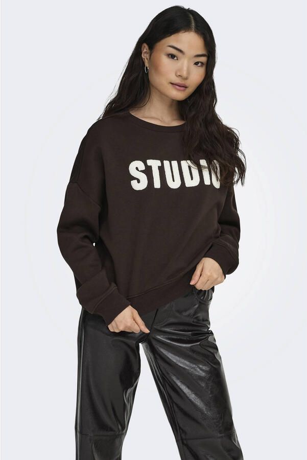 Only Loose fit sweatshirt van katoenmix model 'SWEAT'