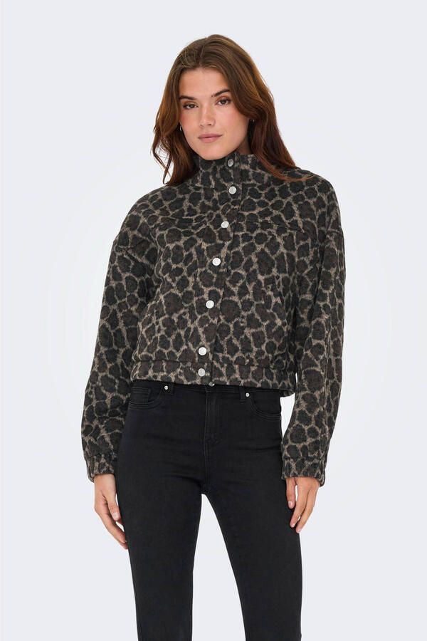 Only Regular fit blouson met all-over motief model 'EMILIA' - Foto 3