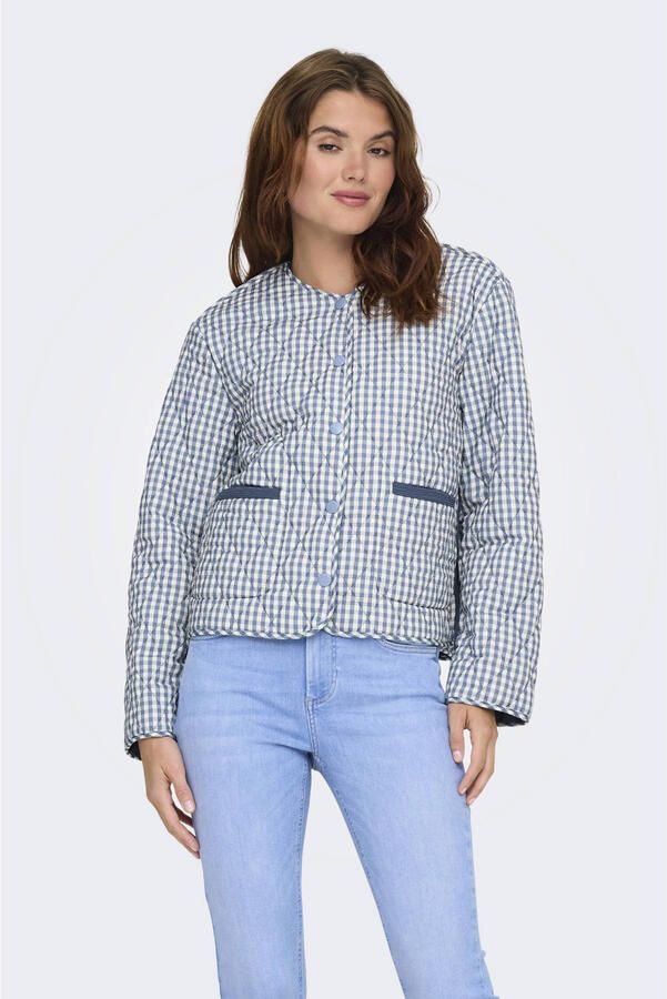 ONLY jack quilted blauw