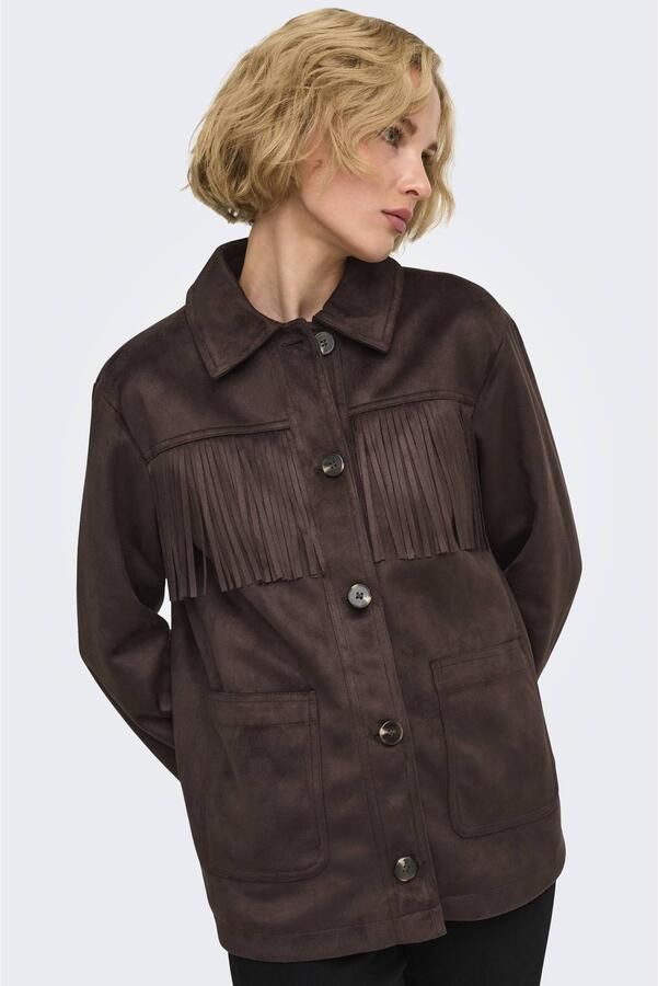 Only Blazer ONLCAROLINA FAUX SUEDE FRINGE JKT CC OTW 15373317 - Foto 3