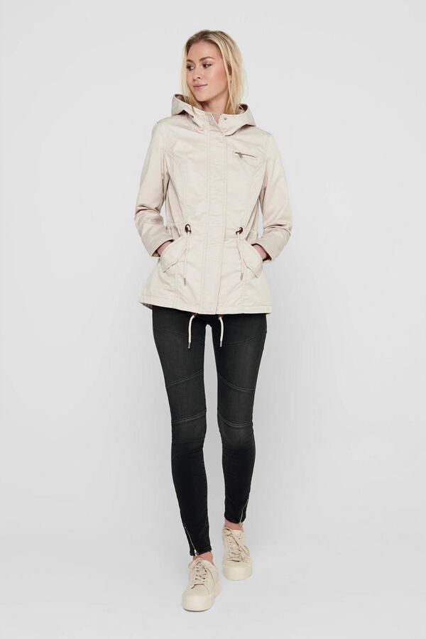 Only Onllorca Canvas Parka CC OTW 15216452 Beige Dames - Foto 3