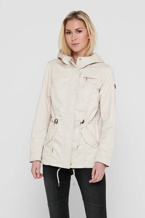 Only Onllorca Canvas Parka CC OTW 15216452 Beige Dames