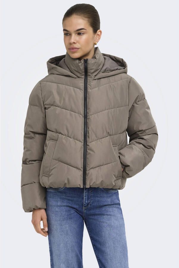 Only Donsjas ONLCLAIR PUFFER HOOD JACKET