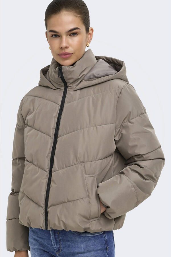 Only Donsjas ONLCLAIR PUFFER HOOD JACKET - Foto 3