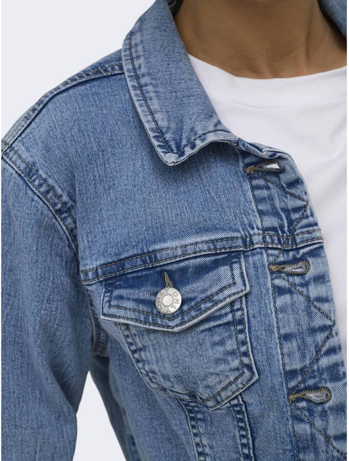 Only Jeansjack ONLWONDER – Spijkerjack met deelnaad en stretch - Foto 2