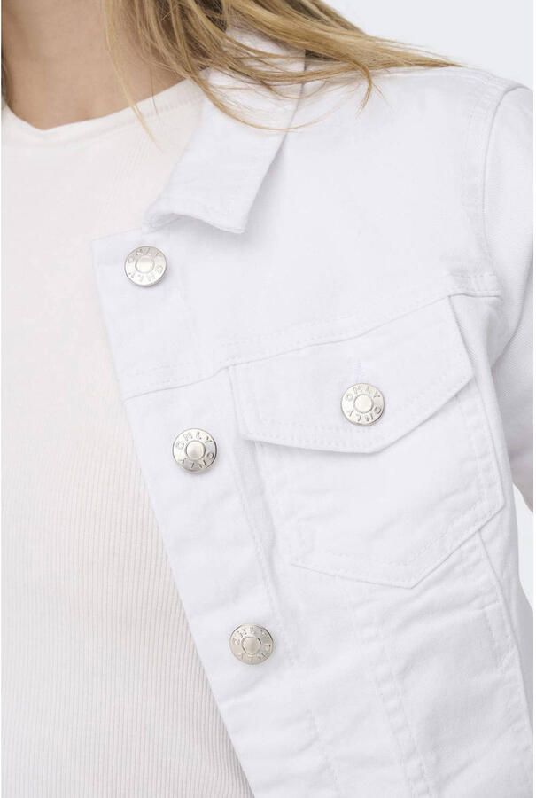 Only Jeansjack ONLWONDER – Spijkerjack met deelnaad en stretch
