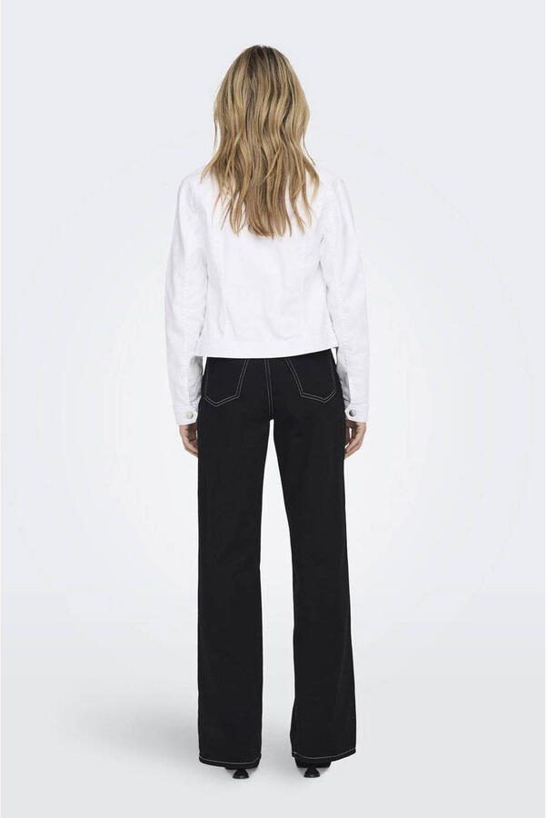Only Jeansjack ONLWONDER – Spijkerjack met deelnaad en stretch - Foto 3