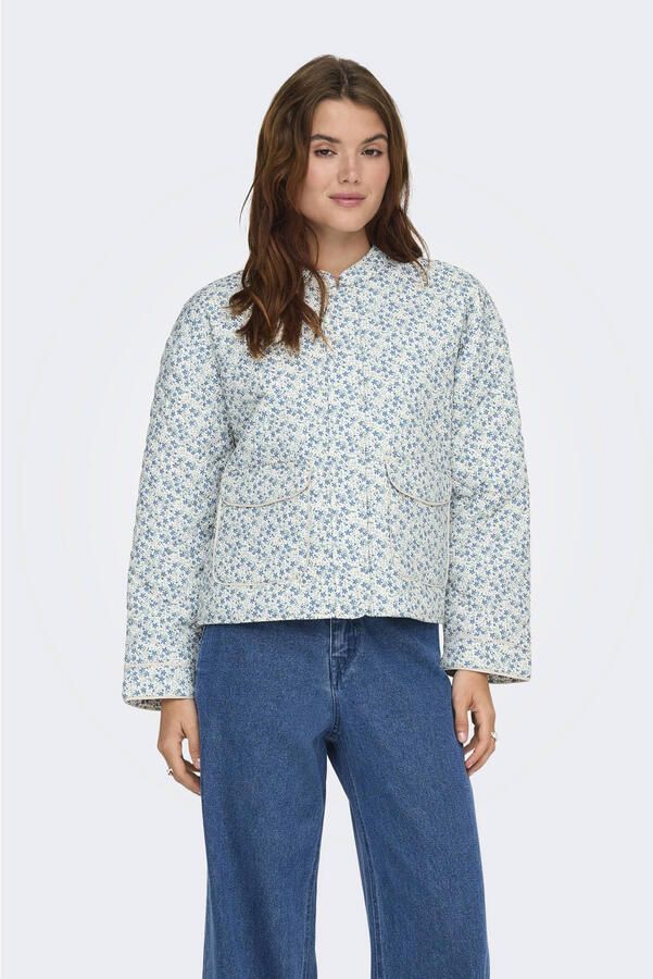 Only Regular fit overhemdjack met all-over motief model 'HALLIE'