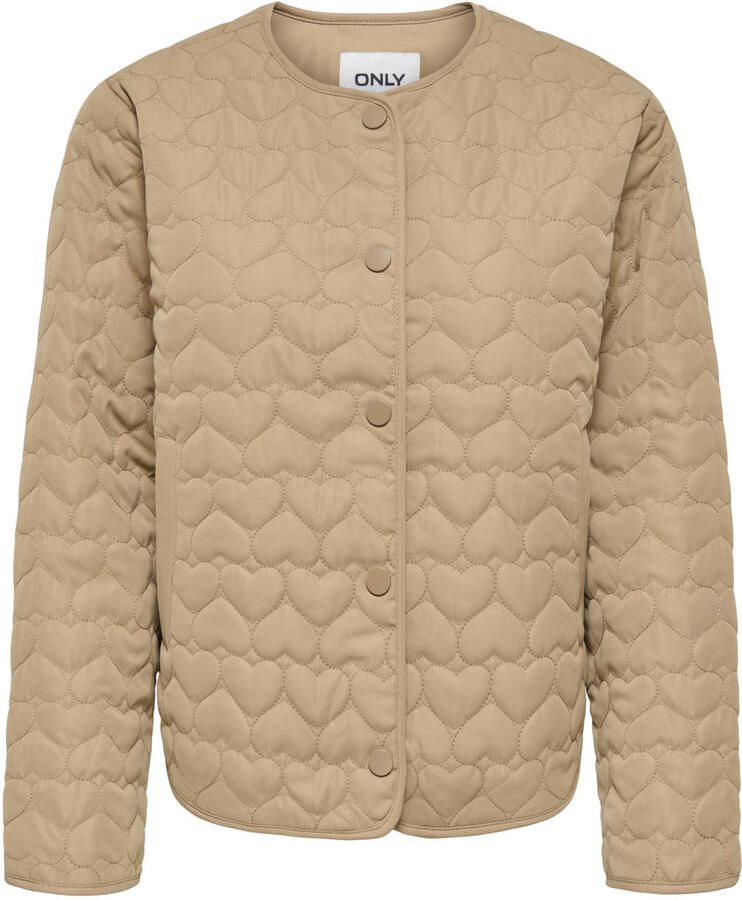 ONLY jasje quilted lichtbruin - Foto 2