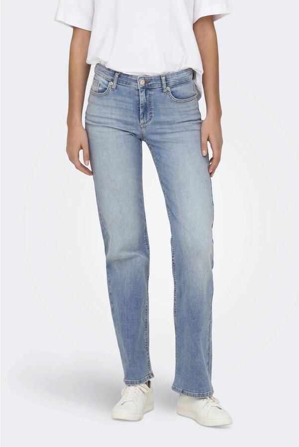 Only Straight fit jeans van biologische katoenmix model 'BLUSH' - Foto 2