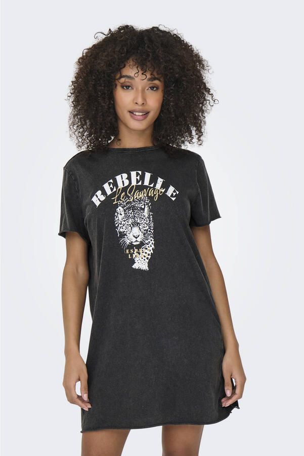 Only Regular fit vrijetijdsjurk van puur katoen model 'LUCY LIFE' - Foto 3