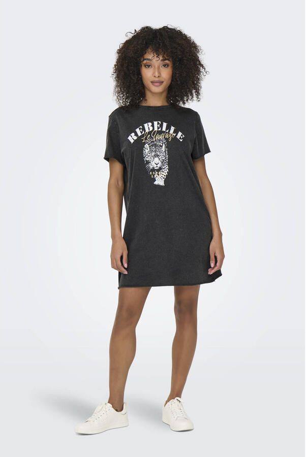 Only Regular fit vrijetijdsjurk van puur katoen model 'LUCY LIFE'