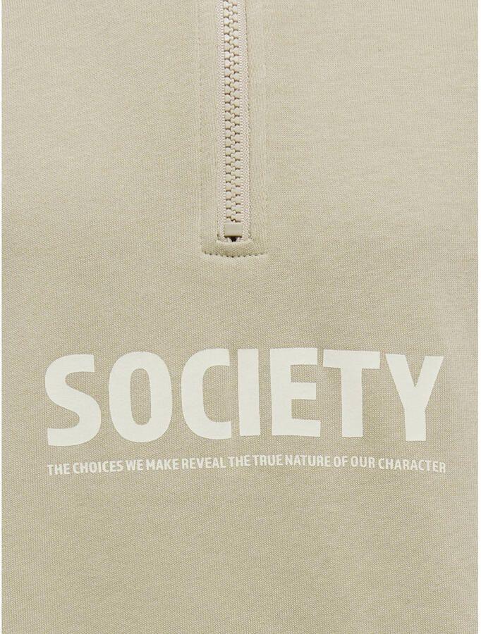 Only KIDS BOY sweater zand Trui Beige Tekst 122 128 - Foto 2