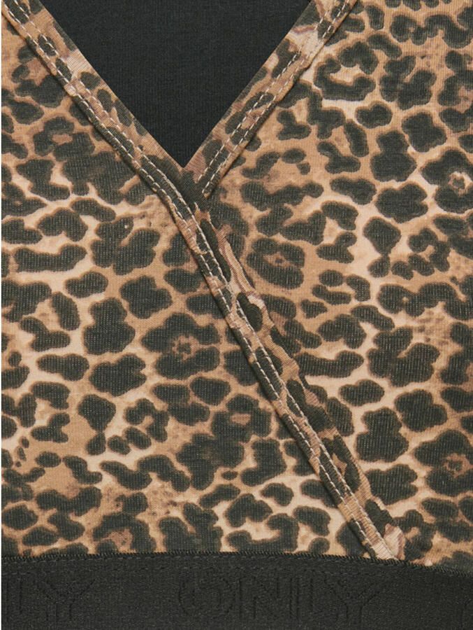 ONLY KIDS GIRL bh top bruin zwart (set van 2) - Foto 2