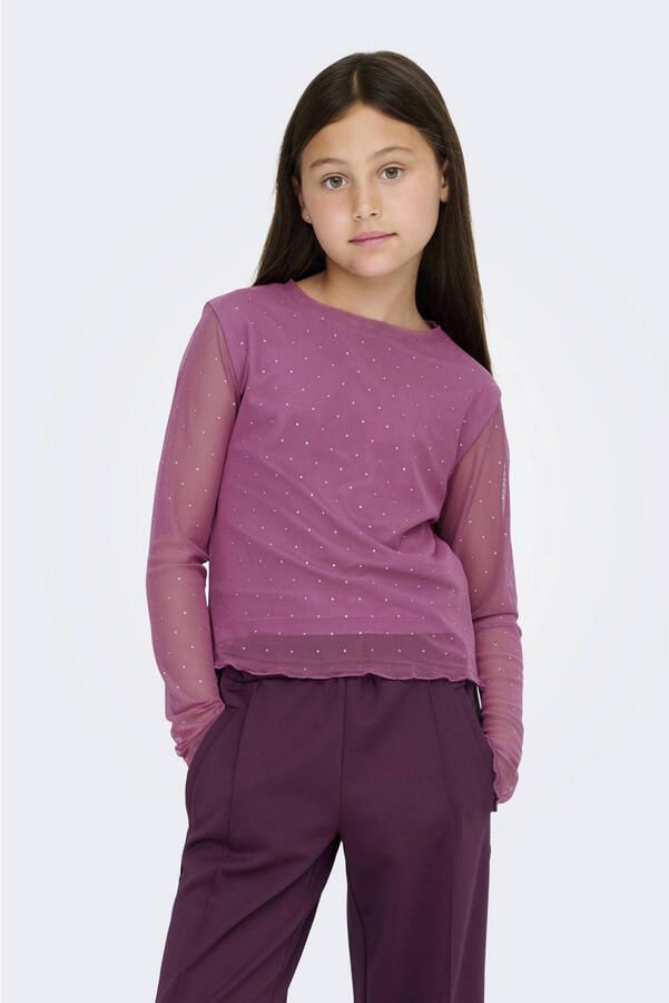 ONLY KIDS GIRL blousetop paars