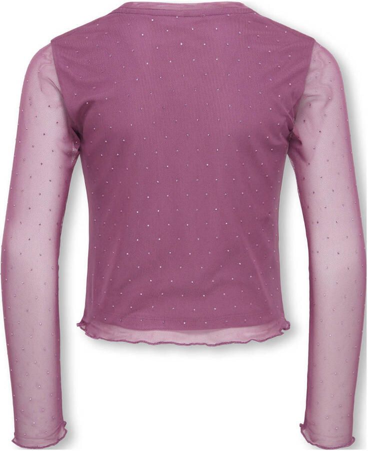 ONLY KIDS GIRL blousetop paars - Foto 2