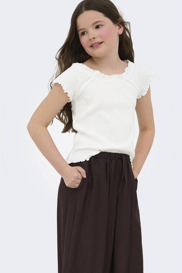 ONLY KIDS GIRL blousetop wit - Foto 3