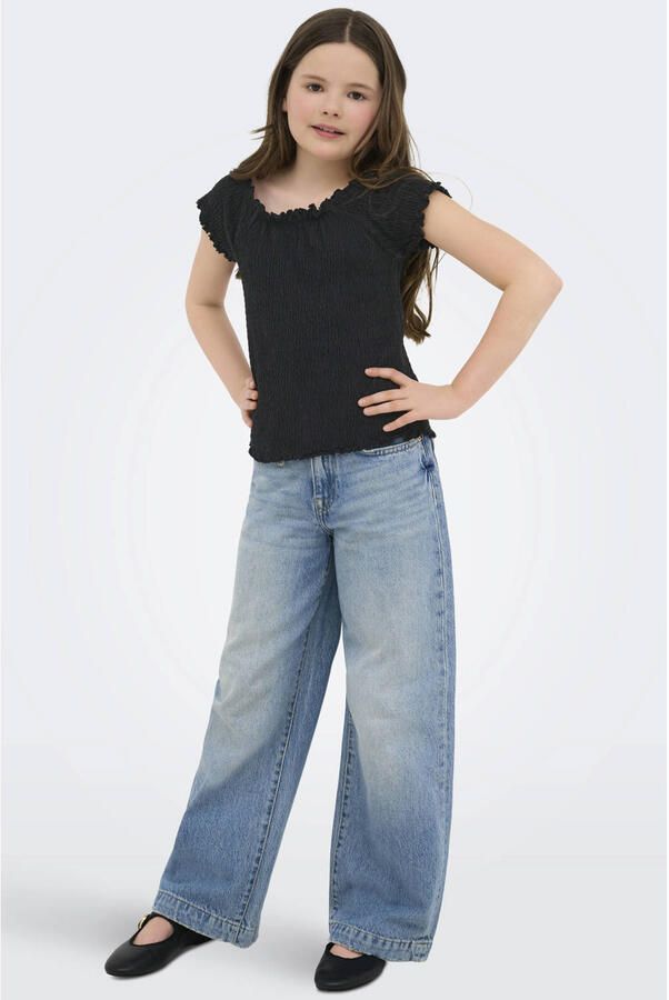 ONLY KIDS GIRL blousetop zwart