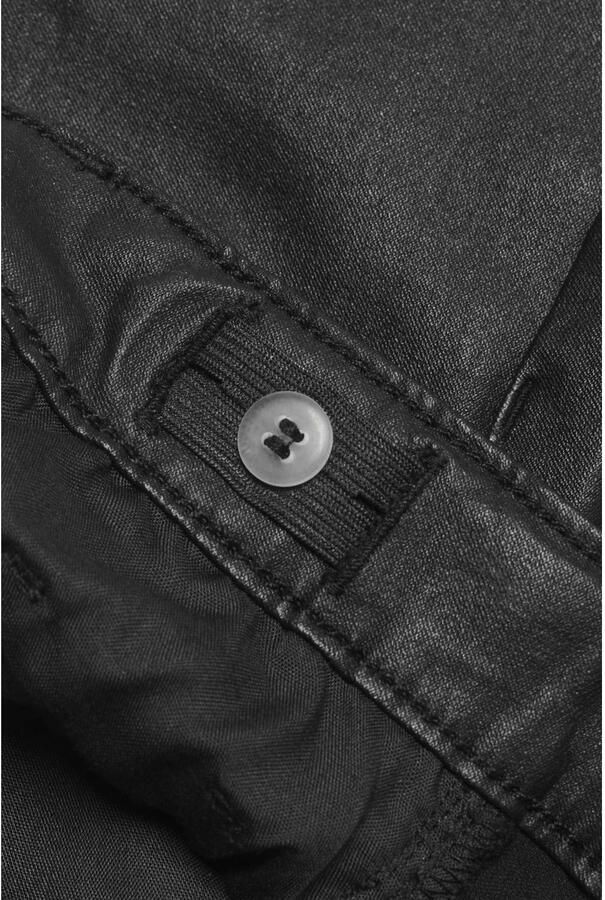 Only KIDS GIRL coated flared broek KOGJUICY zwart Meisjes Viscose Effen 134 - Foto 2
