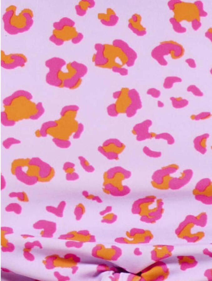 ONLY KIDS GIRL crop bikini met panterprint lila oranje - Foto 2