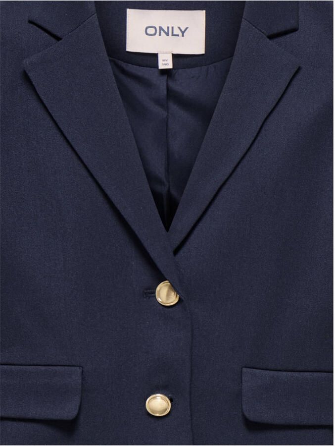 ONLY KIDS GIRL cropped blazer donkerblauw - Foto 2