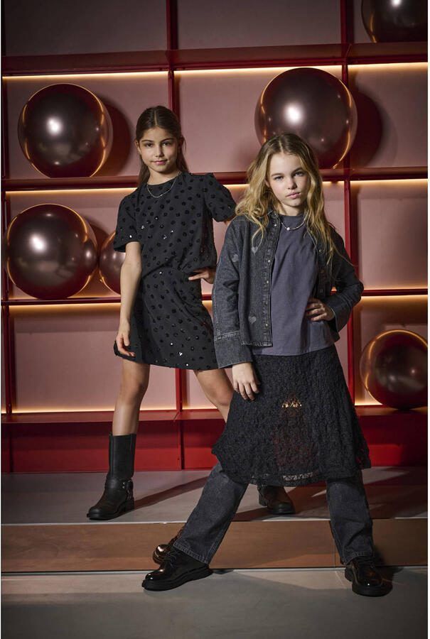 ONLY KIDS GIRL denim blouse black denim - Foto 3
