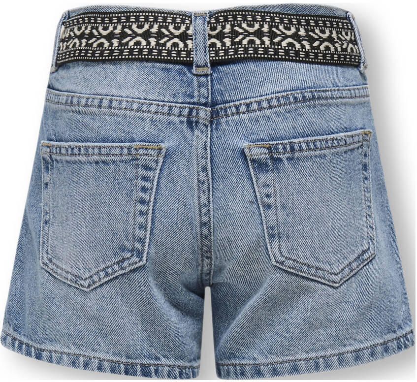 ONLY KIDS GIRL denim straight short medium blue denim