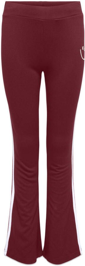 ONLY KIDS GIRL flared broek donkerrood