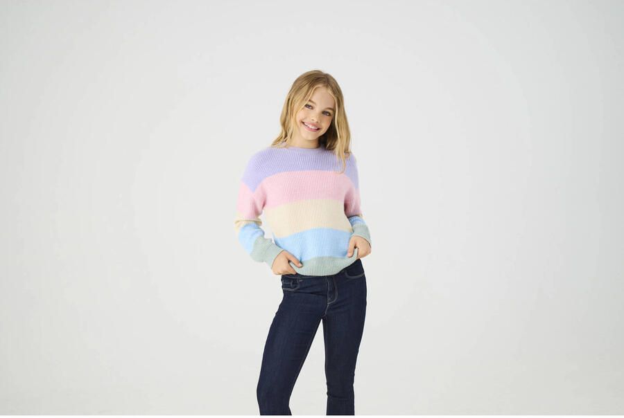ONLY KIDS GIRL flared jeans dark blue denim