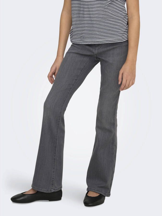 ONLY KIDS GIRL flared jeans grey denim