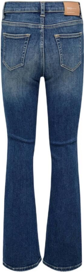 Only KIDS GIRL flared jeans medium blue denim Blauw Meisjes Stretchdenim 116 - Foto 2