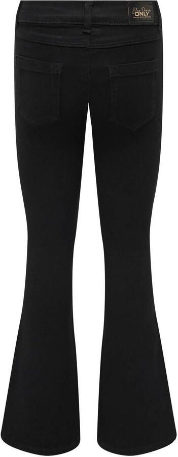 Only KIDS GIRL flared jeans KOGROYAL LIFE black denim Zwart Meisjes Stretchdenim 128 - Foto 3