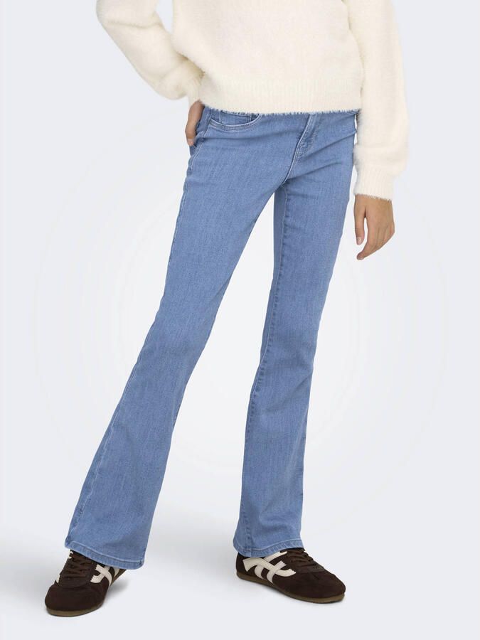 ONLY KIDS GIRL flared jeans light blue denim