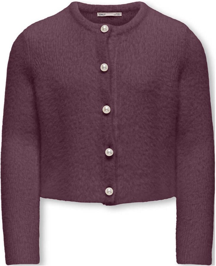 ONLY KIDS GIRL gebreid vest paars