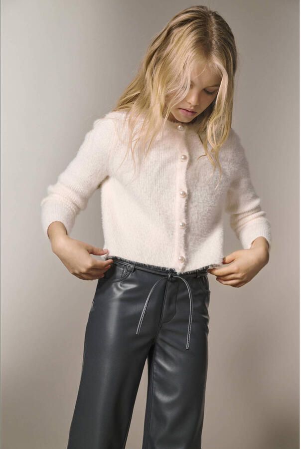 KIDS ONLY Vest KOGPIUMO PETRA PEARL O-NECK CAR CP KNT