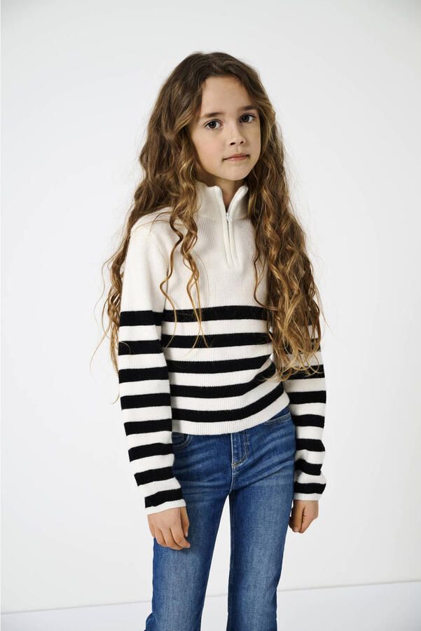 Only Regular fit gebreide pullover met streepmotief model 'FRANCA' - Foto 2