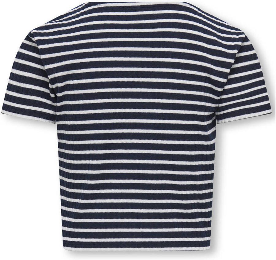 KIDS ONLY Shirt met korte mouwen KOGNELLA STRIPED S S O-NECK TOP JRS - Foto 2