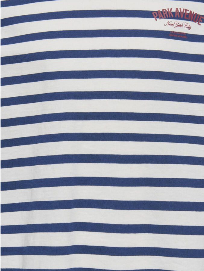 ONLY KIDS GIRL gestreepte longsleeve met backprint blauw wit - Foto 2