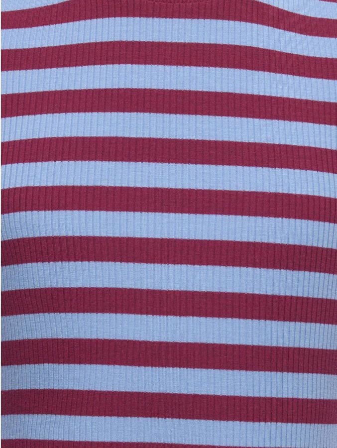 ONLY KIDS GIRL gestreepte longsleeve paars - Foto 2