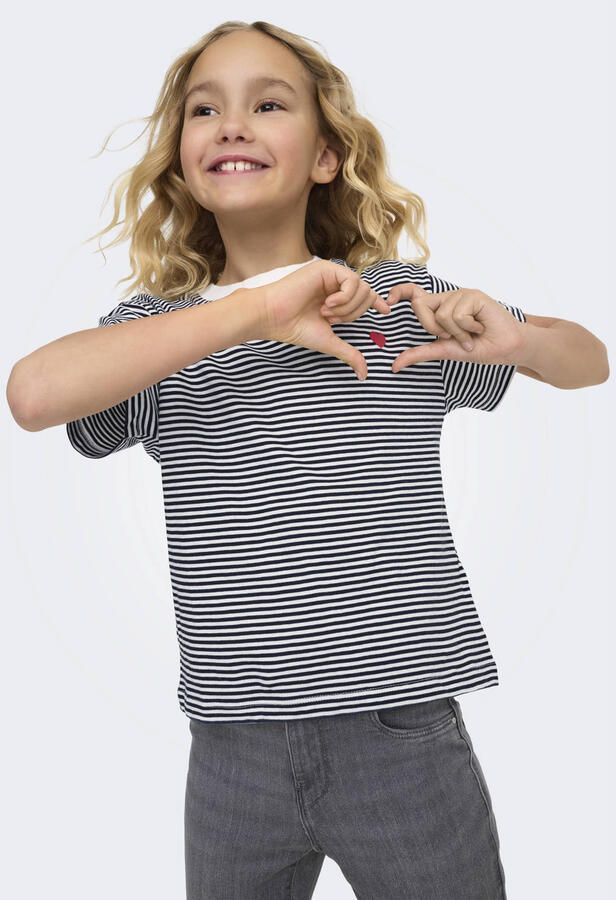 KIDS ONLY Shirt met korte mouwen KOGPISA MAIKEN LIFE CROP SS ONL JRS NOOS