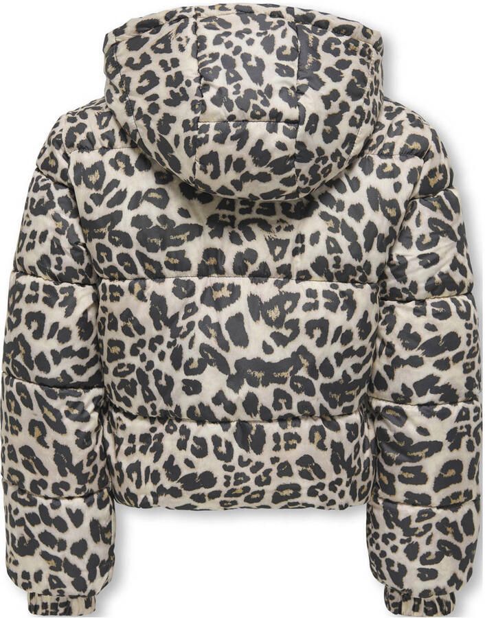 KIDS ONLY Gewatteerde jas KOGDALIA SHORT PUFFER AOP JACKET CP OTW