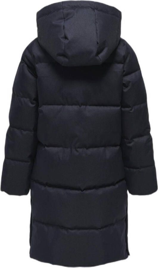 ONLY KIDS GIRL gewatteerde winterjas KOGIRENE donkerblauw