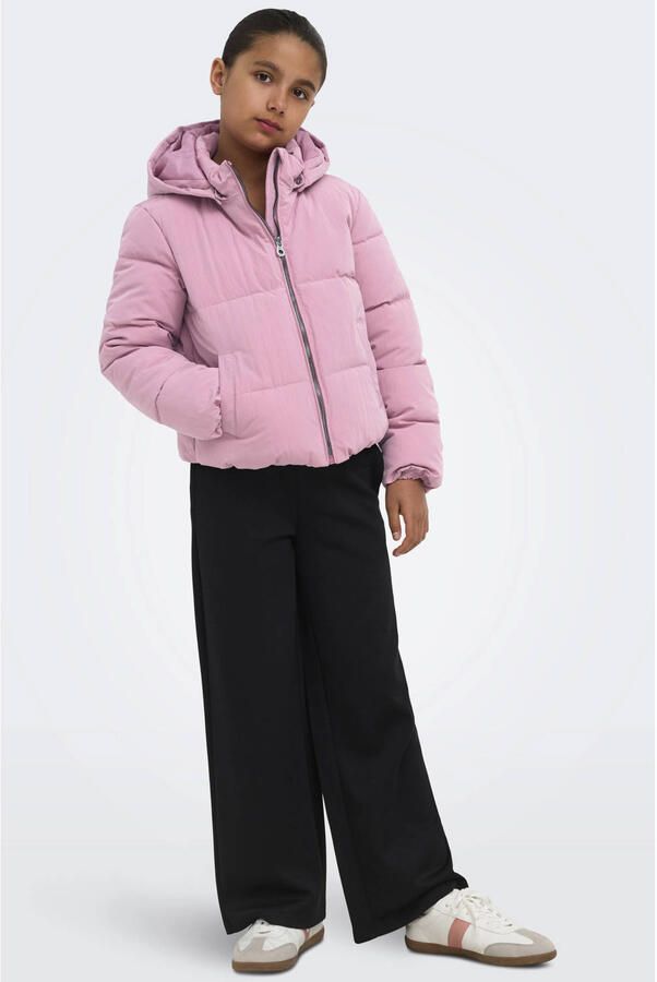 Kids Only Dolly Short Puffer Winterjas Meisjes - Foto 3