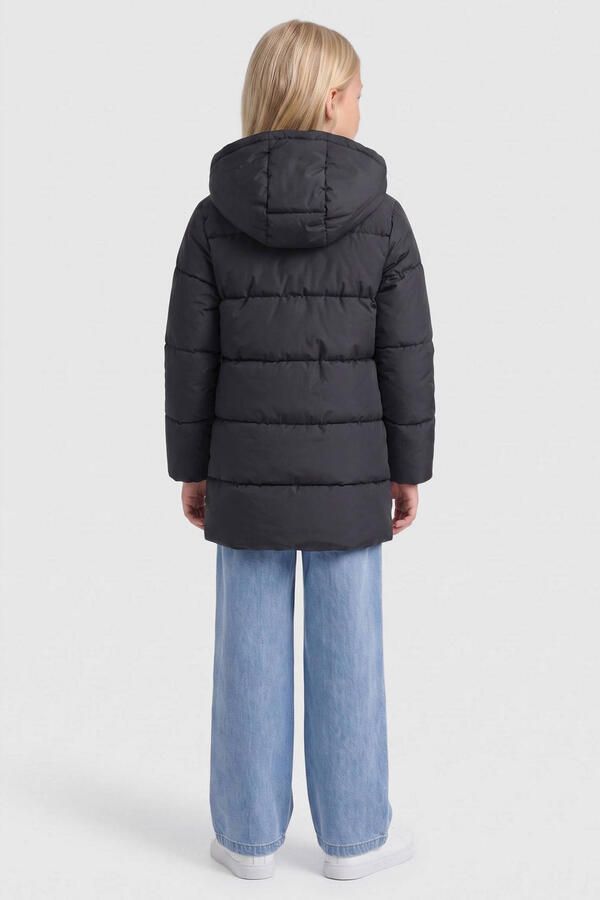 ONLY KIDS GIRL gewatteerde winterjas zwart - Foto 2
