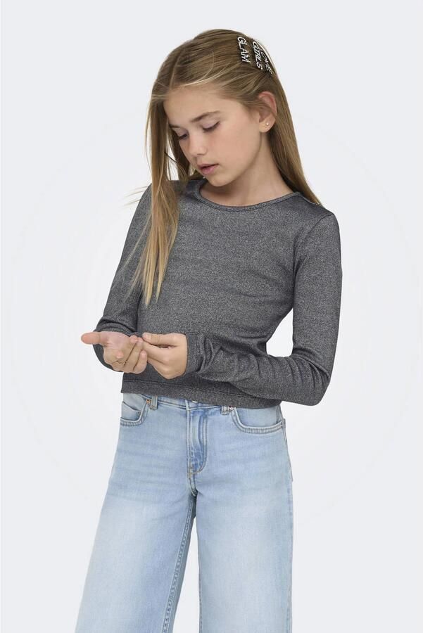 Only Slim fit shirt met lange mouwen van katoenmix model 'TRINNY'