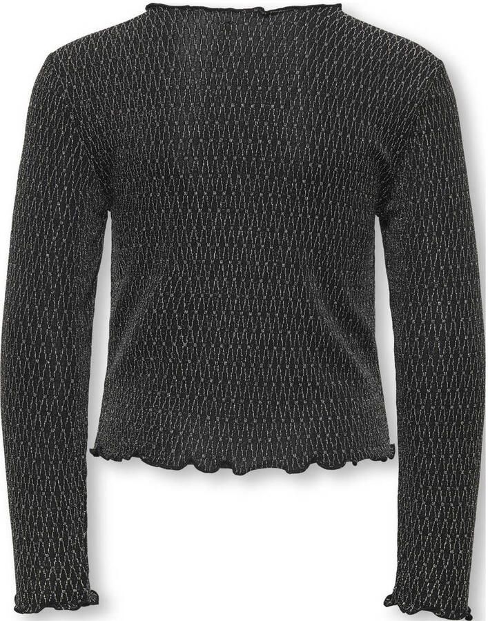 ONLY KIDS GIRL glitter top zwart zilver - Foto 2