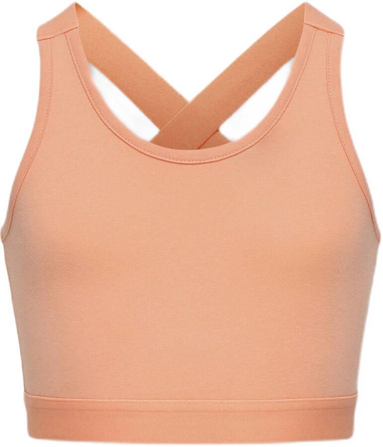 ONLY KIDS GIRL haltertop zalm