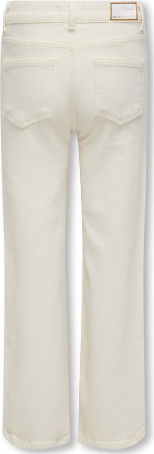 Only KIDS GIRL high waist wide leg jeans KOGJUICY ecru Meisjes Stretchdenim 164 - Foto 2